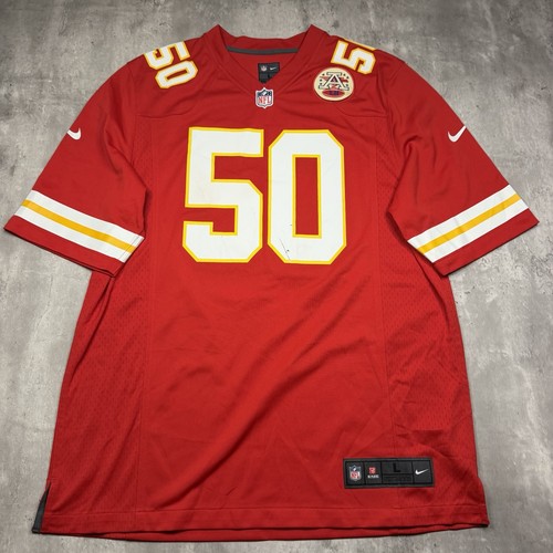 Nike On Field Kansas City Chiefs Nike Jersey NFL Houston #50 Large Stitched