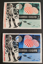 Samoa, pair of nice MNH space stamps