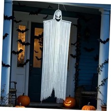 Halloween Hanging Ghosts, 78.7 Inch Ghost Decor, Scary Flying Ghost for