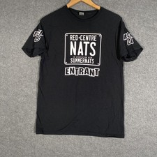 Red Centre NATS Shirt Mens M Black 06 Entrant Drag Racing Car Show Tee 6D