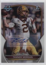 2022 Bowman U Chrome Prospect Refractor 195/499 Tanner Morgan #11 Auto 0nr3