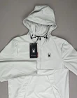 Spyder Mens 1/4 Zip Pullover Hooded Water Resistant Packable Jacket Sz S