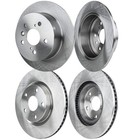 Front and Rear Disc Brake Rotors For 2012-2017 Toyota Camry 2013-2018 Avalon