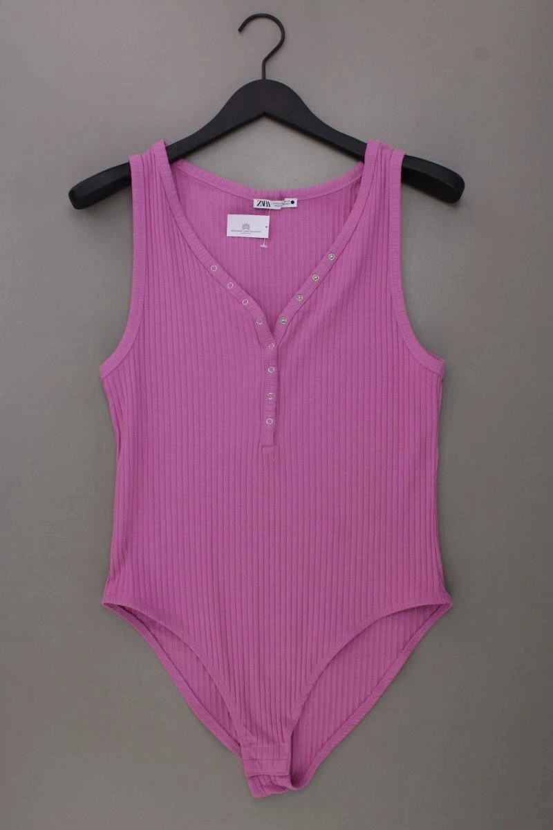 Top/Blouse Zara Femme Rose Corail - Décolleté Américain Et Dos Ajouré - Taille XS/40 - Occasion Très Bon État