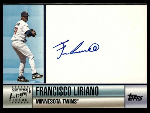 2006 Topps #TA-FL Francisco Liriano Autographs