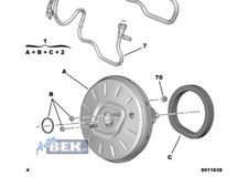Bremskraftverstärker Peugeot 208 II UB, UP, UW, UJ 1643581280 P23285213