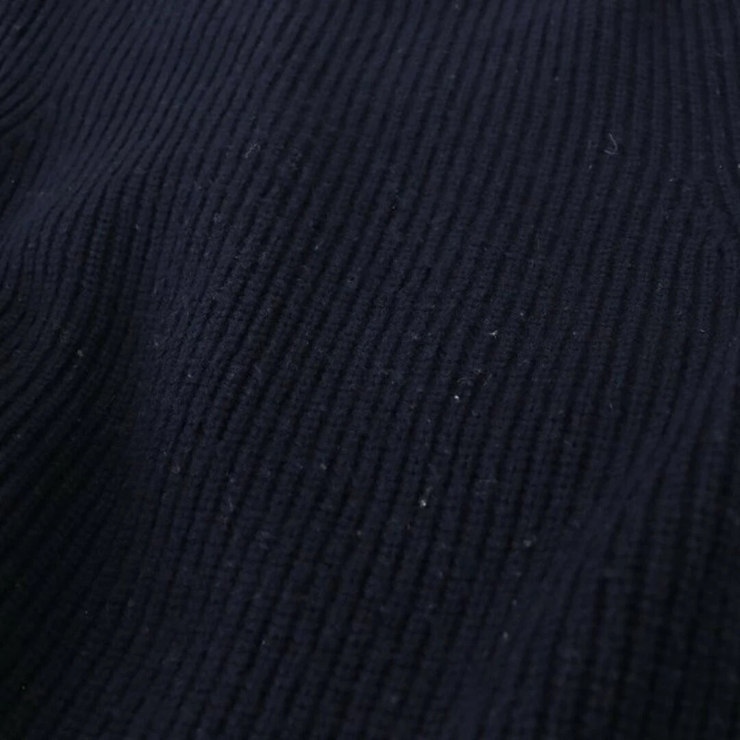 Abito Sacai lana maglia grosgrain lunghezza ginocchio 1 blu navy 21 05800 HK usato1f634ed