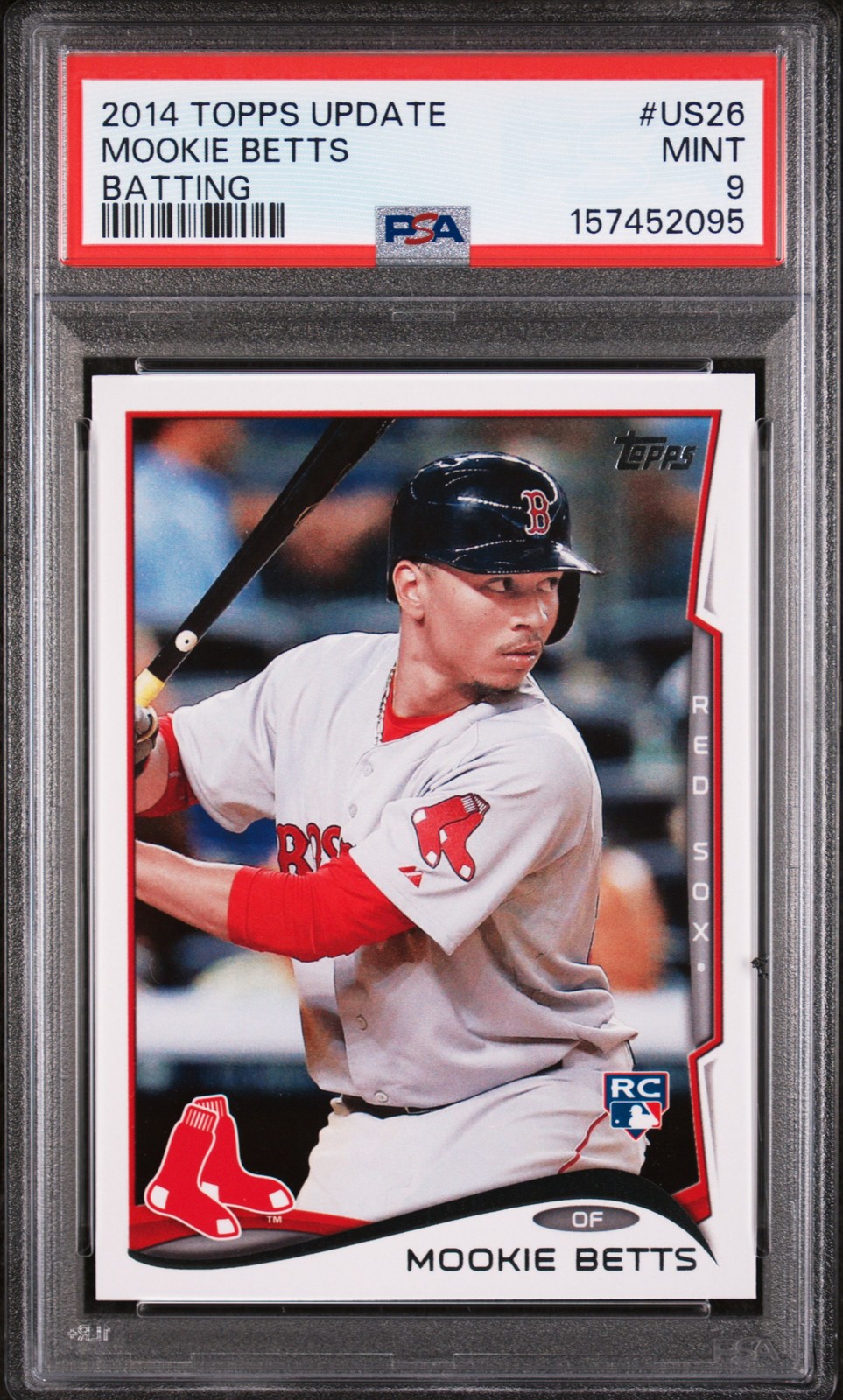 2014 TOPPS UPDATE #US26 MOOKIE BETTS PSA 9