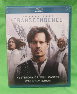 Transcendence (Blu-ray 2014) Johnny Depp Morgan Freeman Sci-Fi NEW SEALED