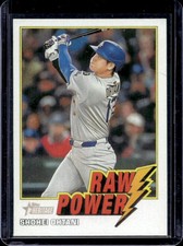 2026 Topps Heritage Shohei Ohtani Raw Power #RP-SO Dodgers