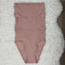 Chantelle soft stretch hi cut brief panties OS One Size Nude Tan C106C7