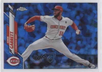2020 Topps Chrome Sapphire Amir Garrett #217 3vt