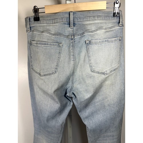 Pantalones de mezclilla recortados de pierna recta lavado claro azul talla 29 de J Brand - Imagen 7 de 10