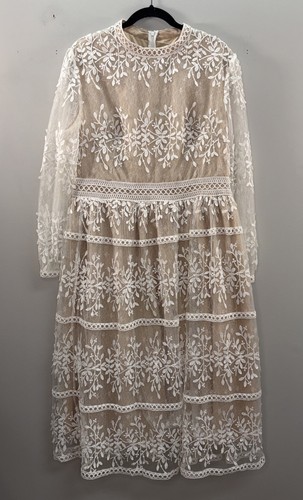 Ivy City Dress Co Sicily Dress Wowens 2XL In Champagne Wedding Whimsical Fairy