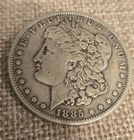 1885 O Morgan Silver Dollar Fine VF-XF