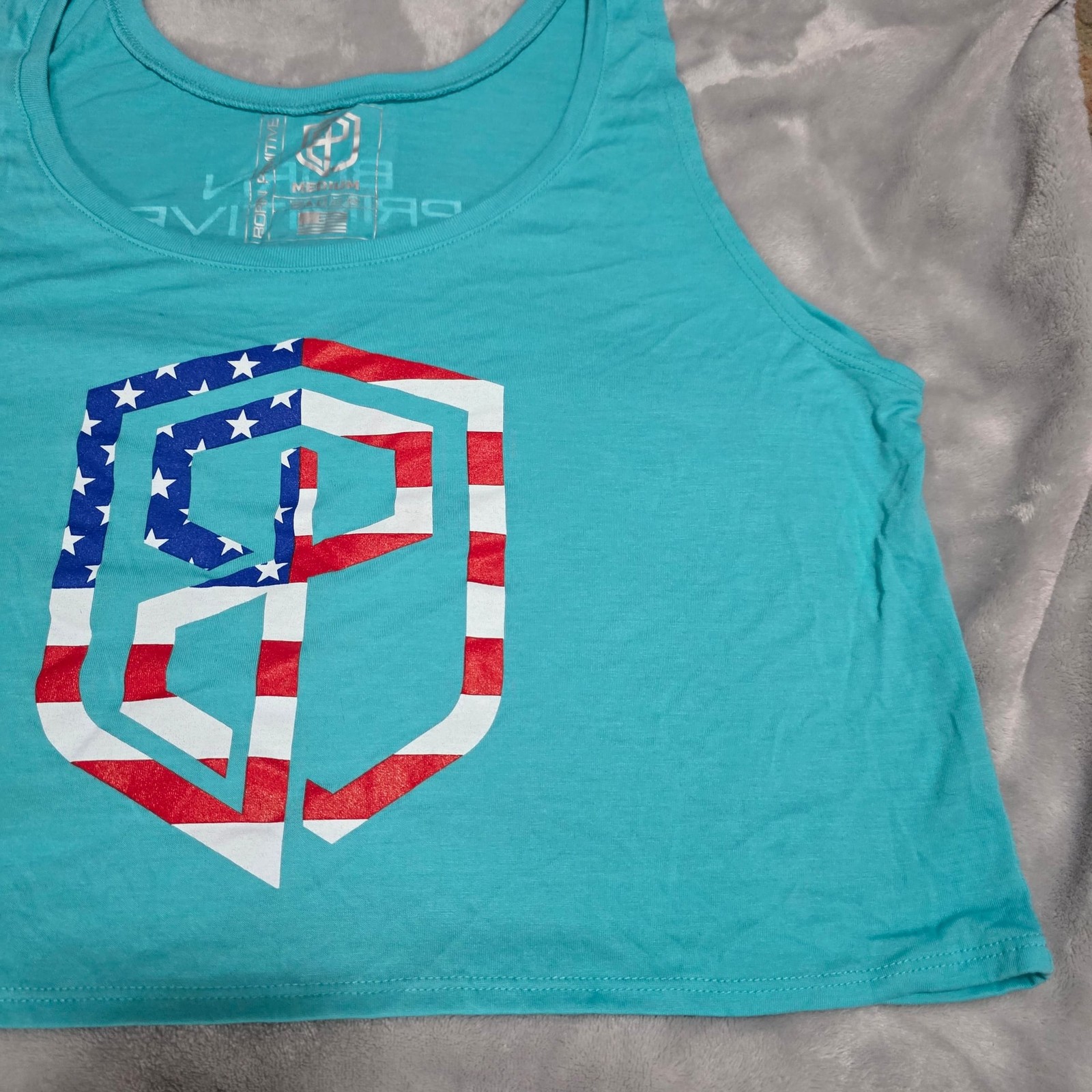 Born Primitive American Original Elevate Crop Teal - image 3