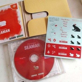 Seaman Forbidden Pet Christmas Bundle Dreamcast Japan Visual Memory