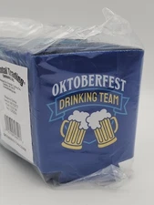 NEW - 12 Pack OktoberFest Drinking Team and Tasters  Beer Can Covers Koozies