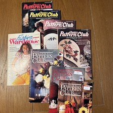 Lot Annie  s Pattern Club Knit Crochet Pattern Books Magazine Vintage