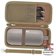 Hard Travel Case for Bose SoundLink Flex 2nd Gen Speaker, Brown - Brown Case