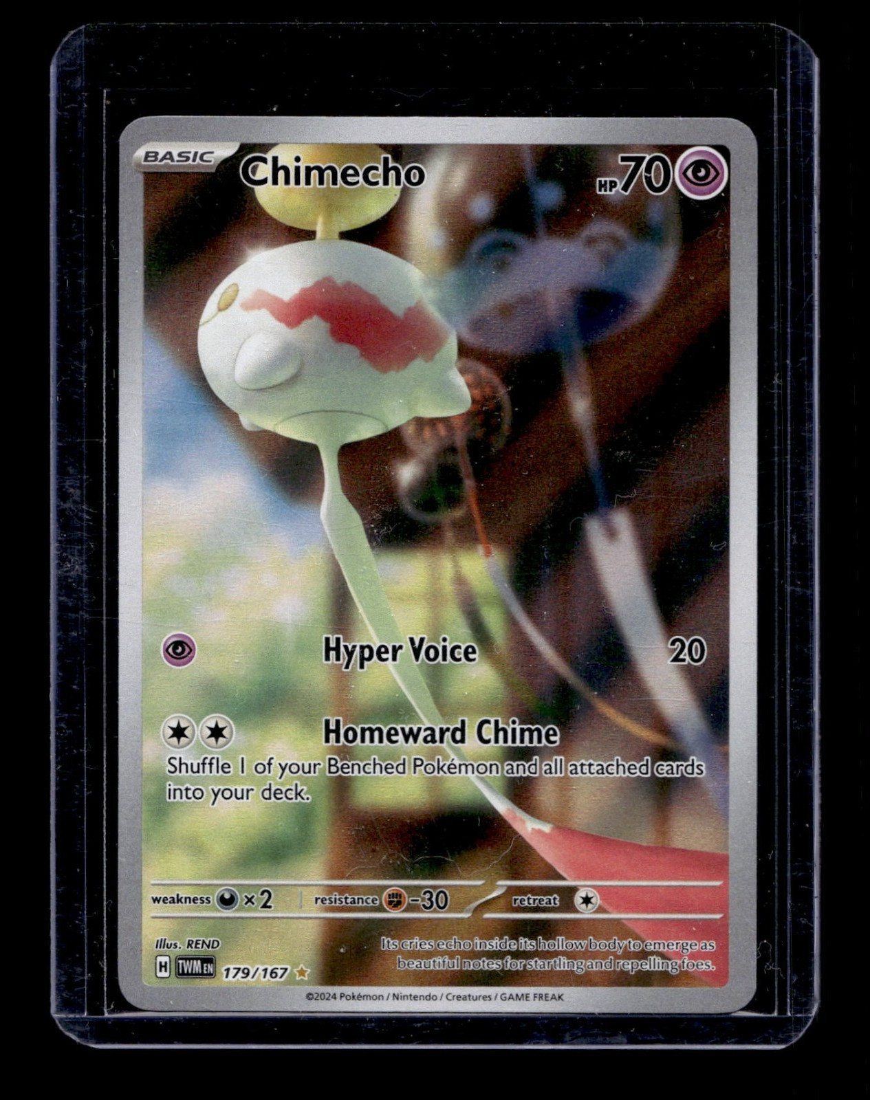 Pokémon TCG Chimecho - 179/167 - SV06: Twilight Masquerade (TWM)