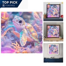Sea Turtle Diamond Art Kit 5D Full Drill Diamond Painting for Adults Kids Hom...