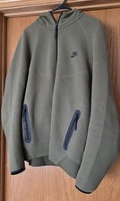 Nike Hoodie Men XL Tech Fleece Full Zip Windrunner Jacket Olive Green FB7921-222