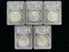 2021 Morgan Silver Dollar 5-Coin Set MS70/MS69 First Strike 100th anniversary