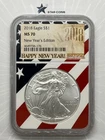 2018 Silver Eagle MS70 "New Year Edition" Flag Core