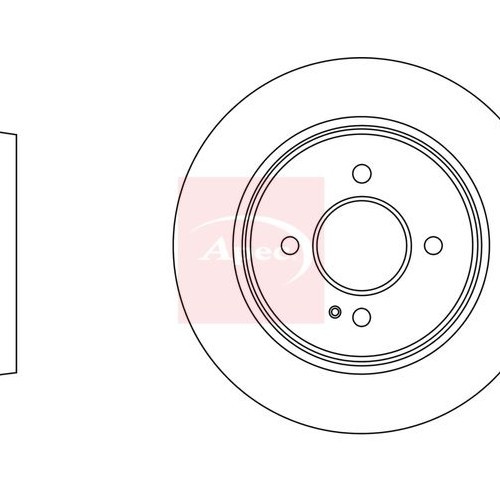 Apec Bremsscheibe DSK2924 - Bremsscheiben Rotoren-image