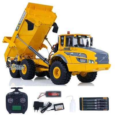 DoubleE A40G 1/16 RC Articulated Hydraulic Metal RTR Dump Truck Car Vehicle