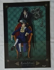 Black Butler A3 Mini Clear Poster Sebastian Ciel