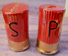 Shotgun Shell Salt and Pepper Shaker Set 3-1/...
