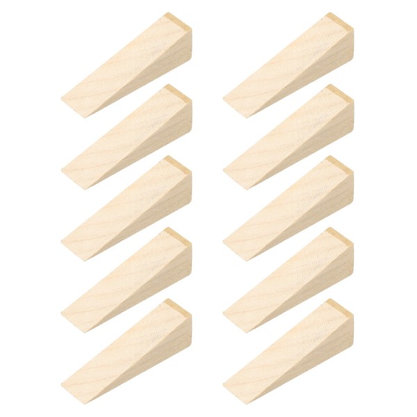 "10 StüCk HolztüRstopper, 2,76\" X 0,79\" X 0,79\" FüR Home Rutschfeste TüRkeile"-image