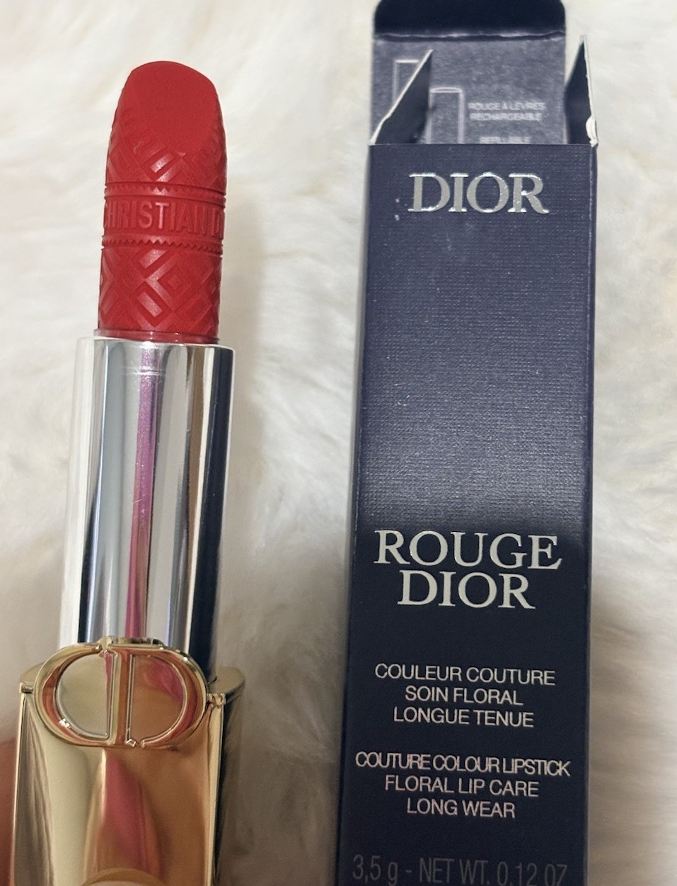 Dior Rouge Couture Lipstick #999 Velvet Full Size New In Box