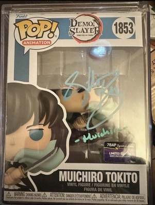 Funko Pop! Demon Slayer Muichiro Tokito #1853 signiert von Griffin Burns