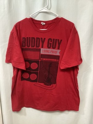 Buddy Guy Living Proof 2011 Tour Red XL Cotton T Shirt T19