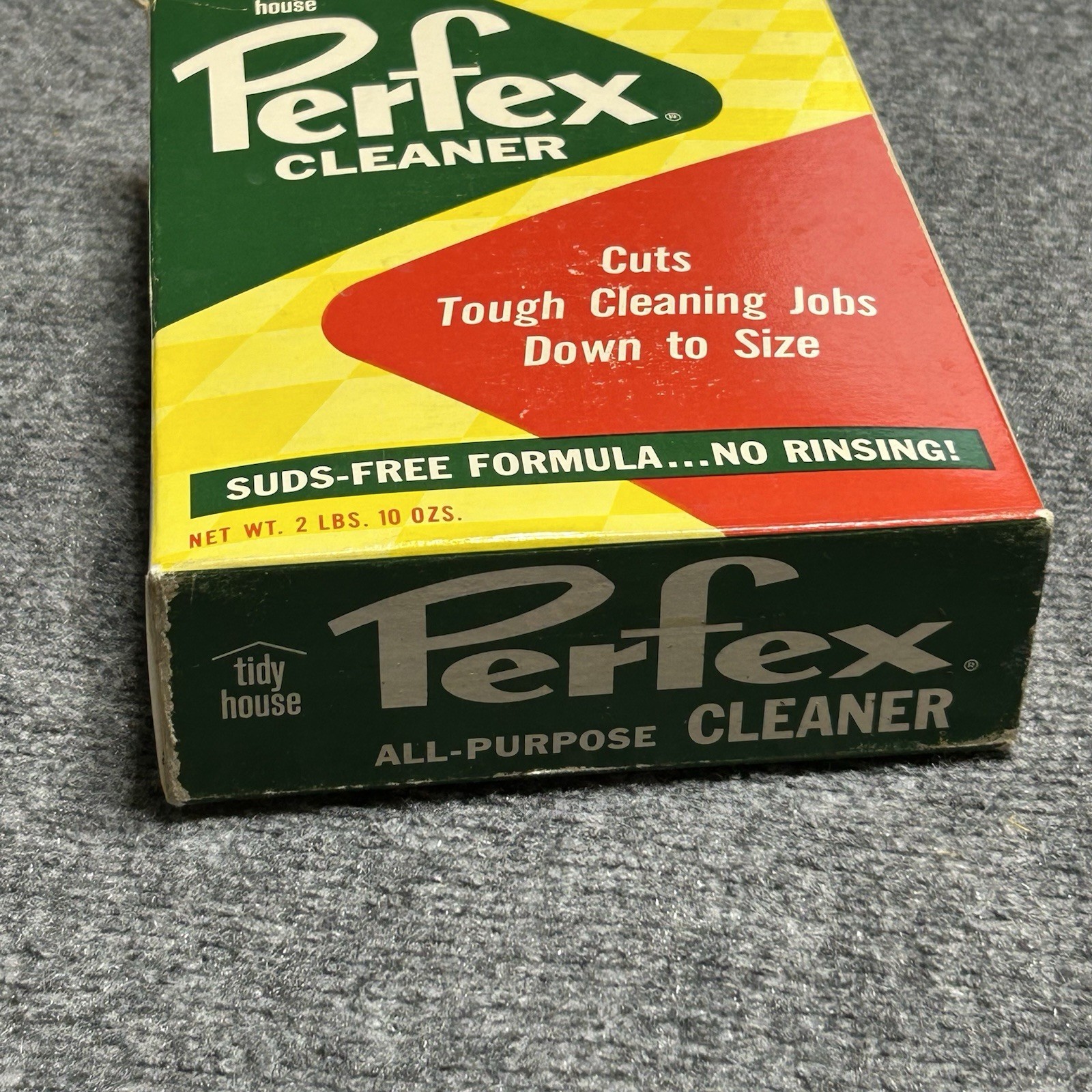 Perfex Cleaner Tidy House Open Box All Purpose Powder  USA Made VTG Hard Water