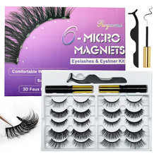 10 Pairs Magnetic Eyelashes with Eyeliner, Magnetic Lashes Natural Looking, Magn