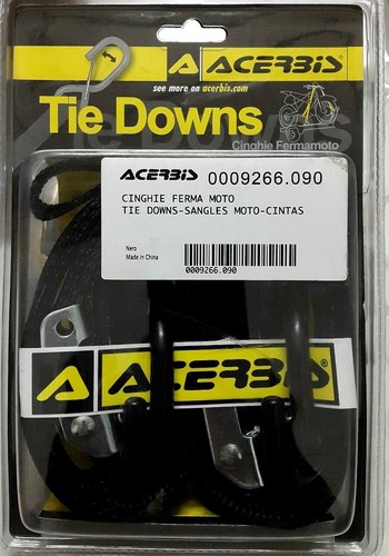 NEW Acerbic Tie Downs Cinghie Ferma Moto - Picture 2 of 4