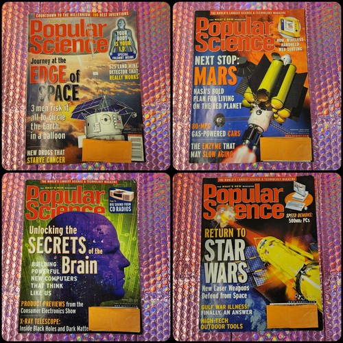 1999 Popular Science Magazine Lot Complete Full Year Y2K Vintage Print Ads VTG - Picture 2 of 17