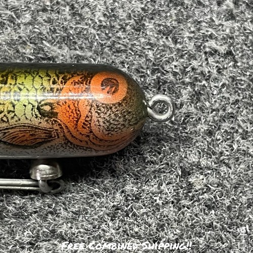 Heddon Tiny Torpedo Topwater Fishing Lure 1 7/8" 1/4oz - LC Natural Perch - Picture 3 of 13
