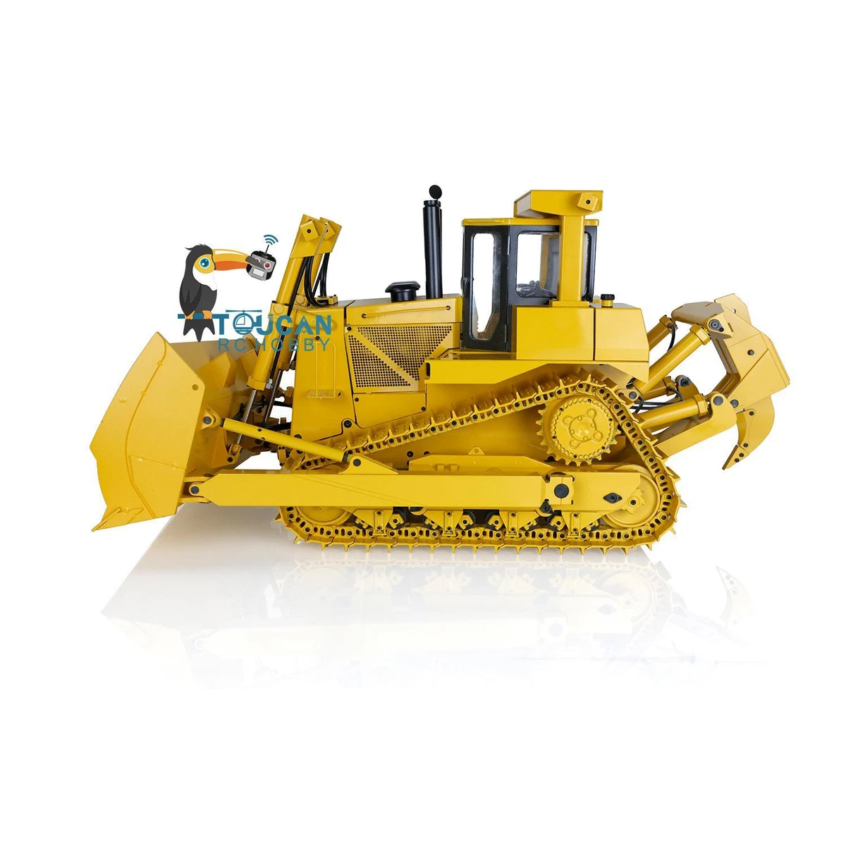1 14 Metal Hydraulic Assembled RC Bulldozer DXR2 Sound Dozer Engineering Vehicle