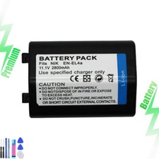 1x 2800mah Battery for Nikon EN-EL4 EN-EL4a D2X D2H D3 D3S D3X F6