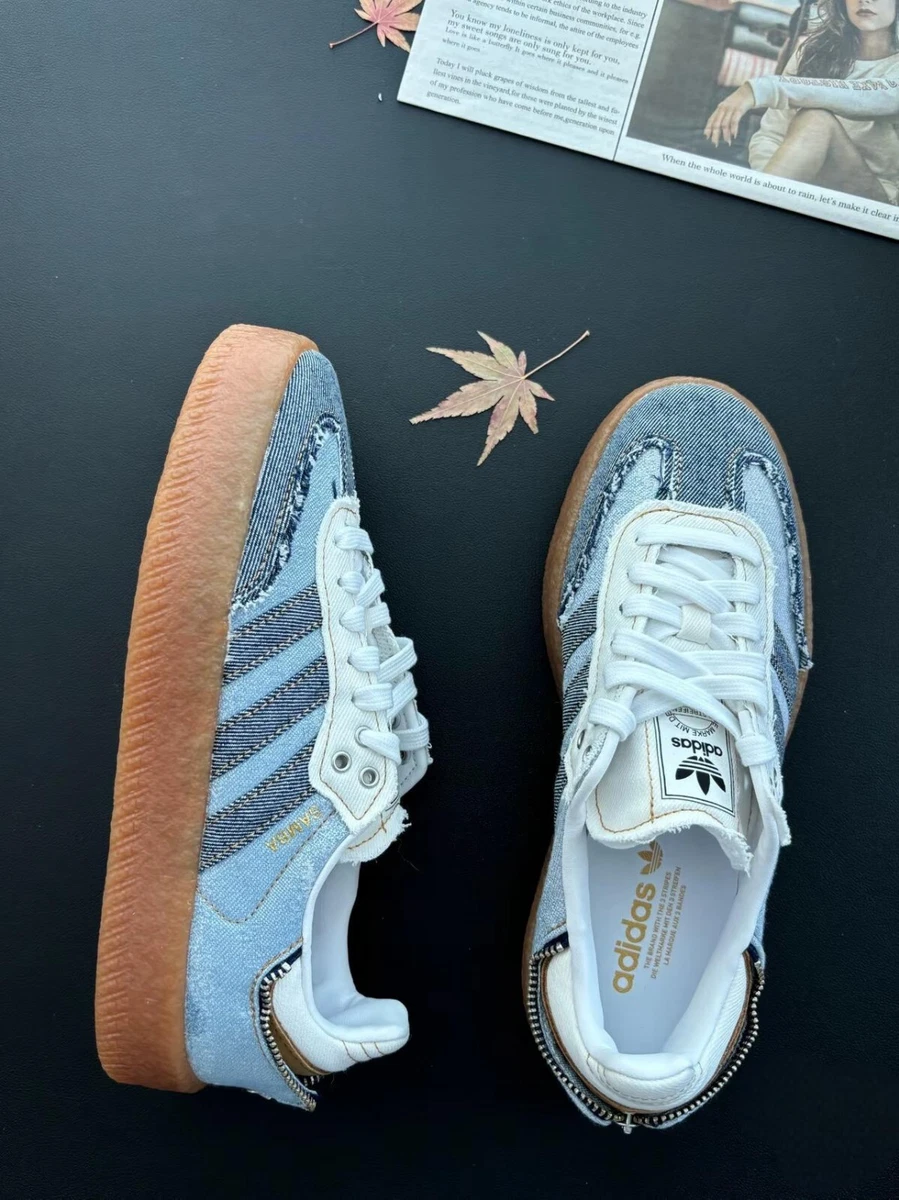 Adidas Sambae Denim Women's II0001 New With Box | eBay