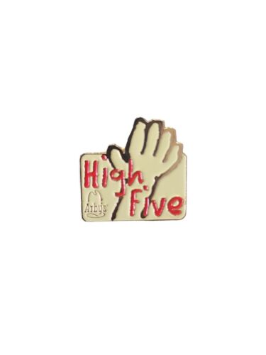 Vintage Arby's Restaurant Fast Food High Five Crew Staff Lapel Pin (1) - Picture 1 of 2