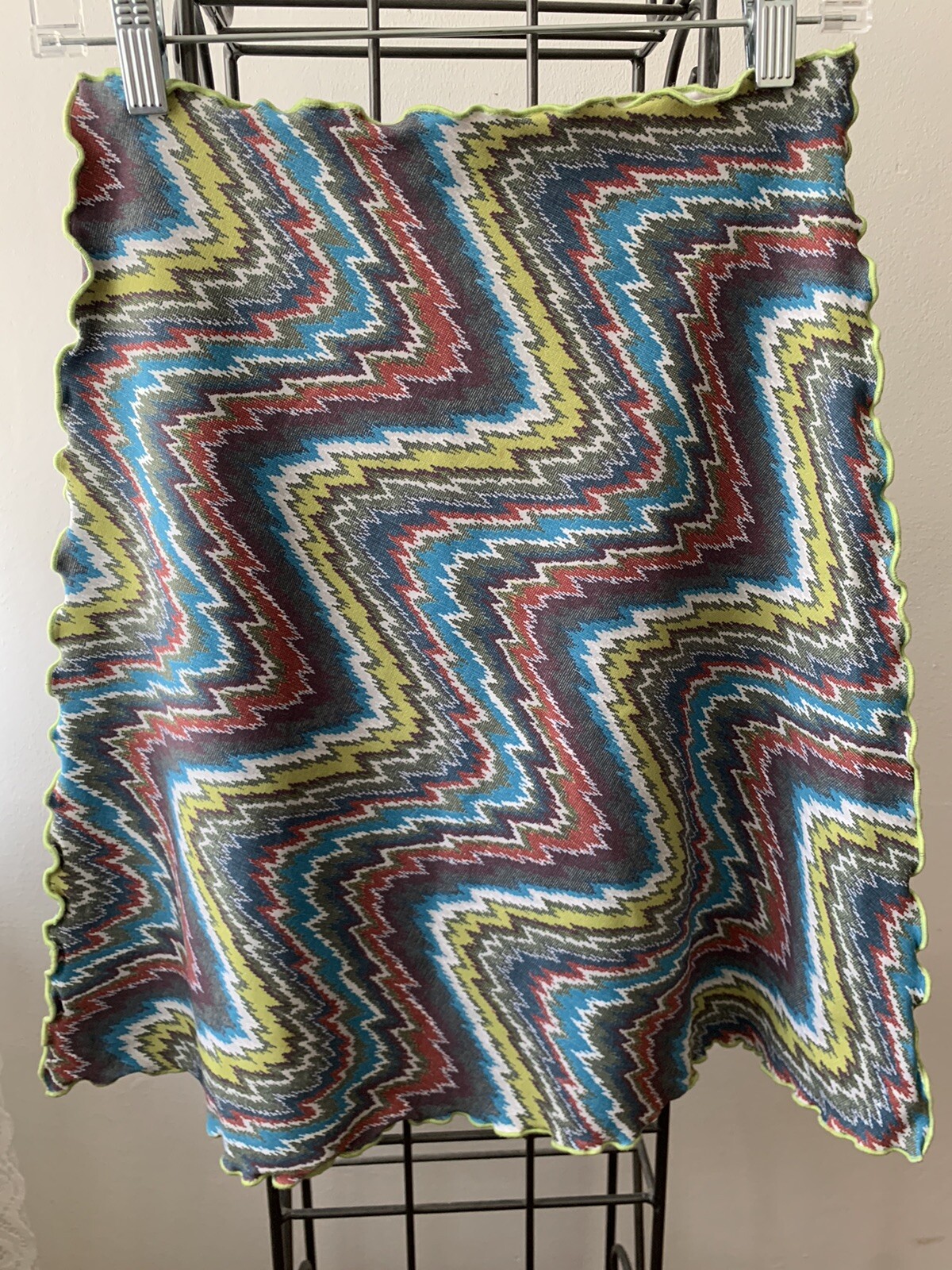 HAYSTACKS  Multi Zigzag Geometric Stretch Bias Sk… - image 1