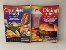 RARE Weight Watchers WW Winning Points Complete Food Dining Out Companion Books