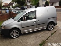 Spiegelabdeckungen Van ZubehöR FüR Volkswagen Caddy 10 - 15 ABS GläNzend Chrom