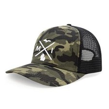Michigan MI Hat for Men and Women - Snapback Trucker Baseball Cap (Camouflage)